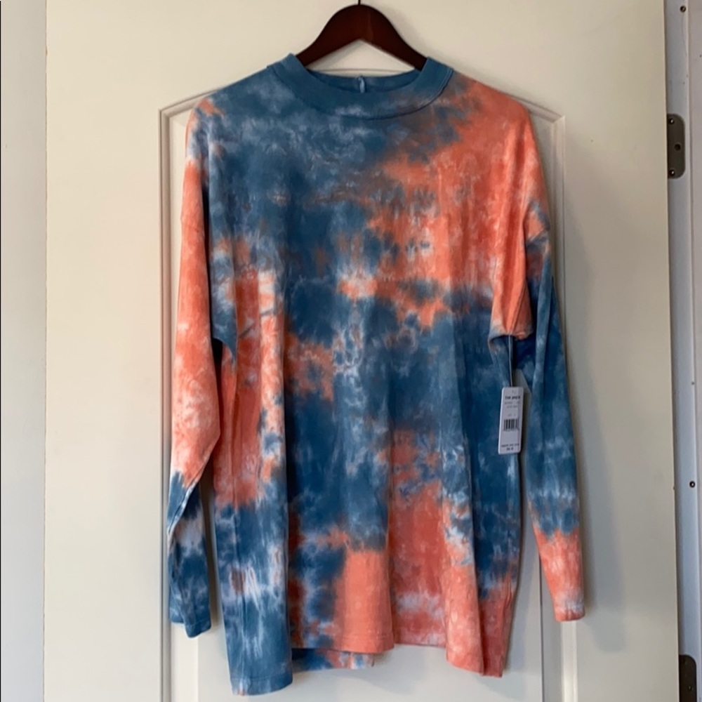 Free People Be Free Tie Dye Top